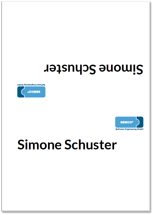 Namensschild für Trainer